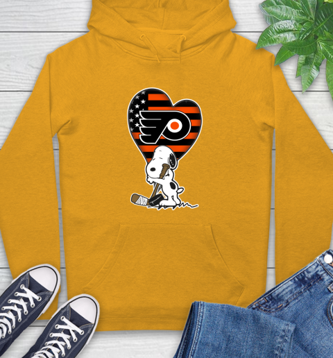 Philadelphia Flyers NHL Hockey The Peanuts Movie Adorable Snoopy Hoodie 3
