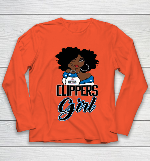 LA Clippers Girl NBA Youth Long Sleeve 4