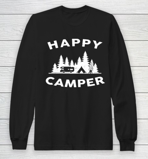 Happy Camper Camping Long Sleeve T-Shirt