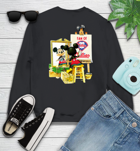 MLB Baseball Philadelphia Phillies Mickey Drawing Shirt 25
