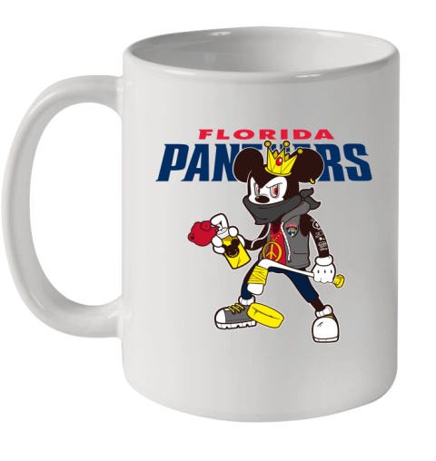 Florida Panthers NHL Hockey Mickey Peace Sign Sports Ceramic Mug 11oz