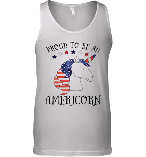 Unicorn Proud To Be An Americorn American Flag Independence Day