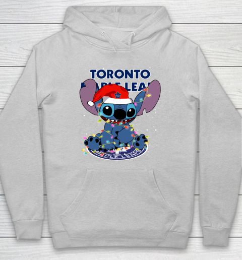 Toronto Maple Leafs NHL Hockey noel stitch Christmas Hoodie 4