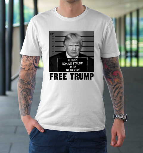 Free Trump Mugshot T-Shirt