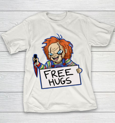 Chucky Tshirt Free Hugs Chucky Youth T-Shirt