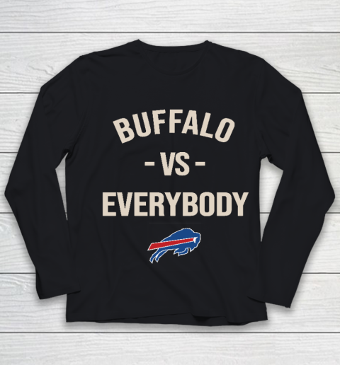 Buffalo Bills Vs Everybody Youth Long Sleeve