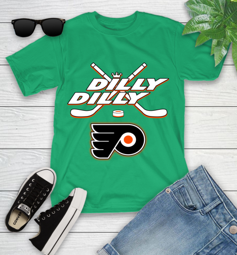 NHL Philadelphia Flyers Dilly Dilly Hockey Sports Youth T-Shirt 6