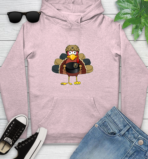 Vegas Golden Knights Turkey Thanksgiving Day Youth Hoodie 10