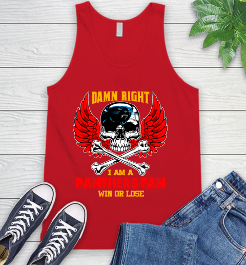 NFL Damn Right I Am A New York Jets Win Or Lose Skull Football Sports (2) Tank Top 5