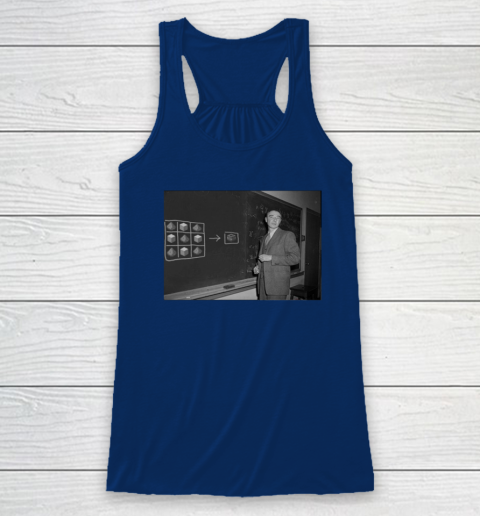 Funny Nuclear Equations Oppenheimer Minecraft Racerback Tank 4