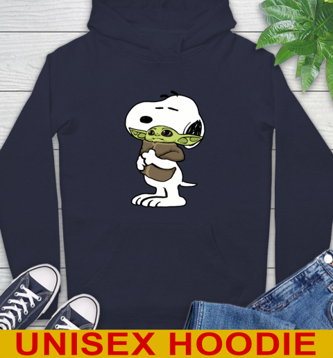 Snoopy Hugging Baby Yoda Shirt 16