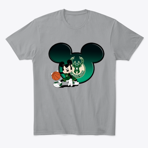 v4zh milwaukee bucks mickey mouse classic t shirt 2 front sport grey