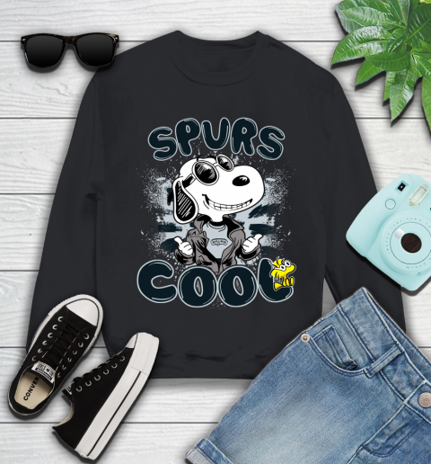 NBA Basketball San Antonio Spurs Cool Snoopy Shirt Youth Sweatshirt