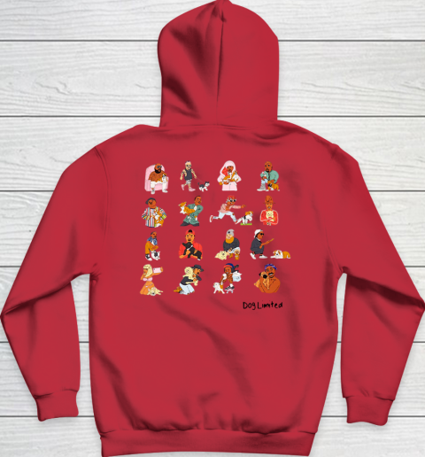 Rappers With Puppies Front and Back Hoodie 14