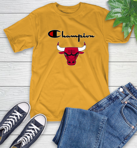 NBA Basketball Chicago Bulls Champion Shirt T-Shirt 2