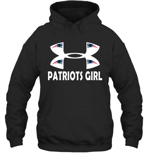 NFL New England Patriots Girl Under Armour Football Sports IrZSOr5Q6nD hoodie 23 95 151514 front black