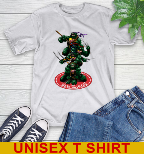 NHL Hockey Detroit Red Wings Teenage Mutant Ninja Turtles Shirt T-Shirt 12