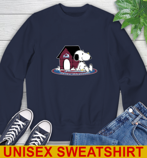 NHL Hockey Colorado Avalanche Snoopy The Peanuts Movie Shirt Sweatshirt 3
