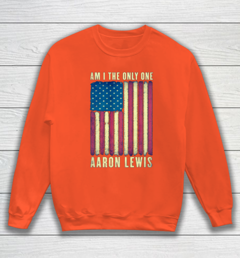 Aaron Lewis Am I The Only One America Flag Sweatshirt 3