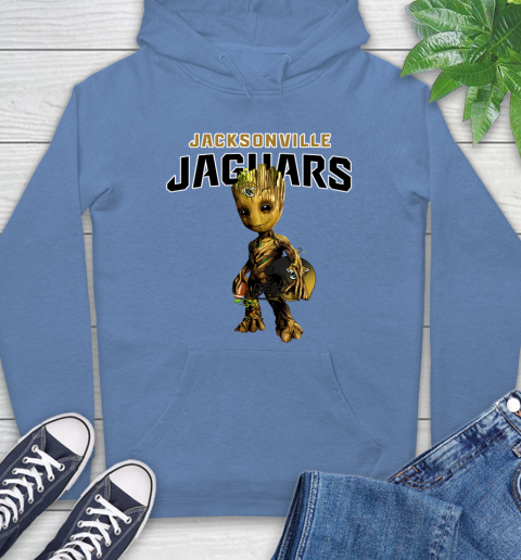 Jacksonville Jaguars NFL Football Groot Marvel Guardians Of The Galaxy Hoodie 11