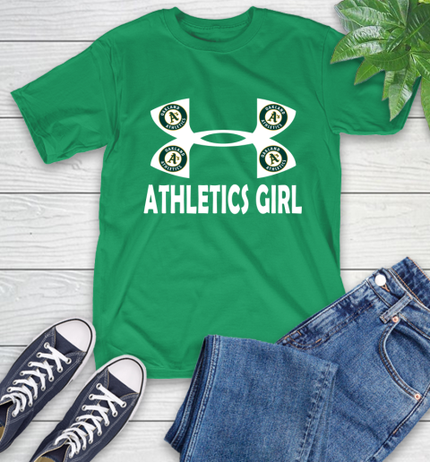 MLB Oakland Athletics Under Armour Baseball Sports T-Shirt 7