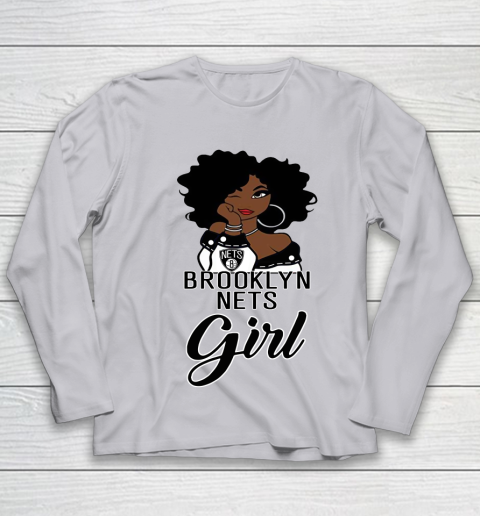 Brooklyn Nets Girl NBA Youth Long Sleeve 5