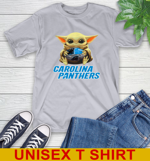 NFL Football Carolina Panthers Baby Yoda Star Wars Shirt T-Shirt 6
