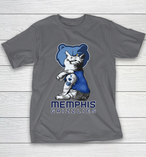 NBA Basketball My Cat Loves Memphis Grizzlies Youth T-Shirt 5