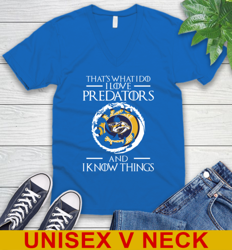 Nashville Predators NHL Hockey That's What I Do I Love My Team And I Know Things Game Of Thrones 51