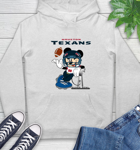 NFL Houston Texans Mickey Mouse Disney Super Bowl Football T Shirt Hoodie