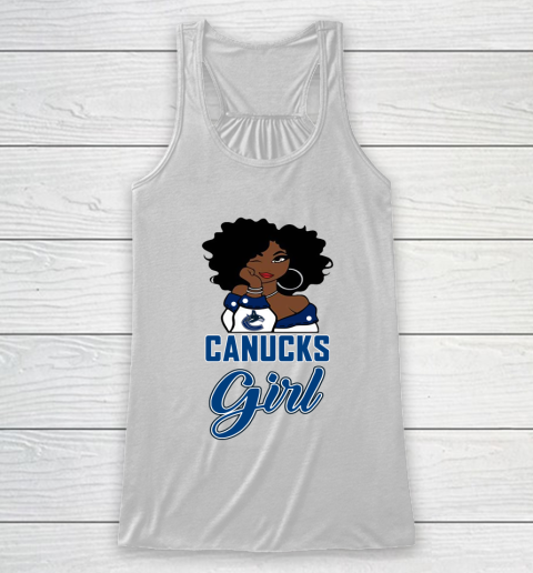 Vancouver Canucks Girl NHL Racerback Tank 2