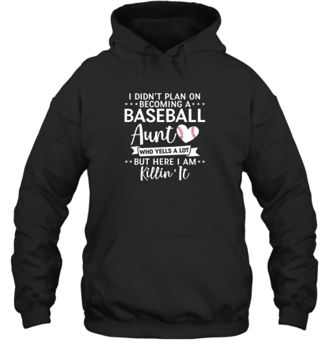 I Didn't Plan on Becoming a Baseball Aunt Gift Hoodie