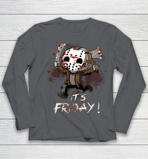Funny Friday 13th Jason Funny Halloween Horror Youth Long Sleeve 6