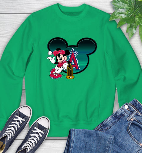 MLB Los Angeles Angels The Commissioner's Trophy Mickey Mouse Disney Sweatshirt 6