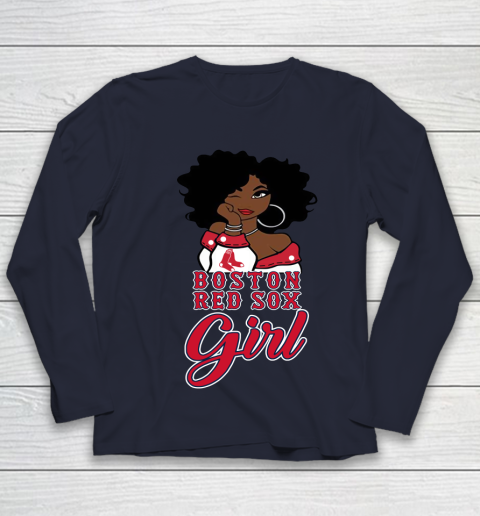 Boston Red Sox Girl MLB Youth Long Sleeve 3
