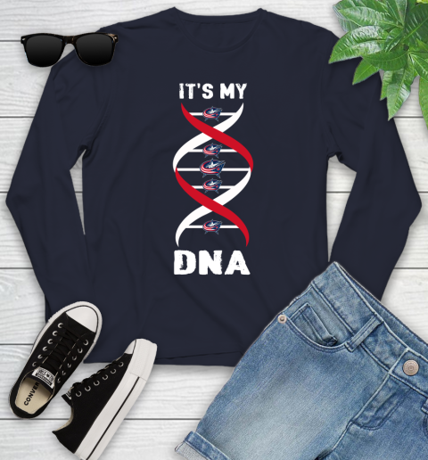 Columbus Blue Jackets NHL Hockey It's My DNA Sports Youth Long Sleeve 2