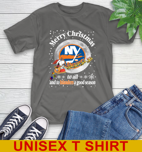 New York Islanders Merry Christmas To All And To Islanders A Good Season NHL Hockey Sports T-Shirt 10