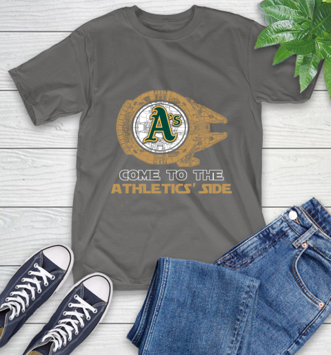 MLB Come To The Oakland Athletics Side Star Wars Baseball Sports T-Shirt 10