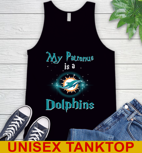 NFL Football Harry Potter My Patronus Is A Miami Dolphins Tank Top
