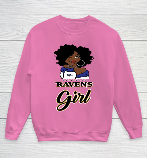 Baltimore Ravens Girl NFL Youth Sweatshirt 7