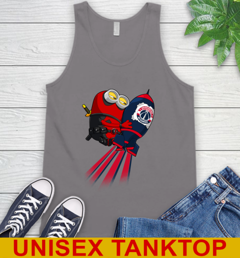 NBA Basketball Washington Wizards Deadpool Minion Marvel Shirt Tank Top 7 NBA Basketball Washington Wizards Deadpool Minion Marvel Shirt Tank Top - Image 7