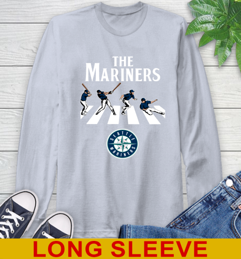 MLB Baseball Seattle Mariners The Beatles Rock Band Shirt Long
