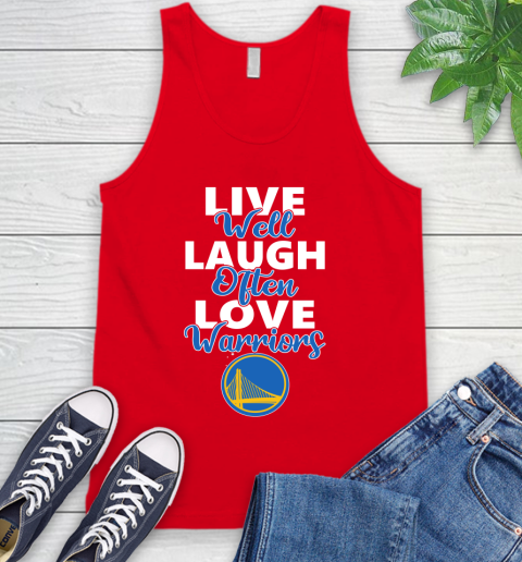 NBA Basketball Golden State Warriors Live Well Laugh Often Love Shirt Tank Top 5
