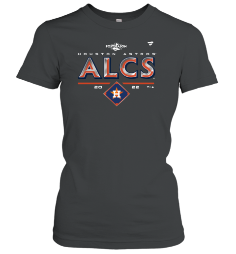 Men's Houston Astros Fanatics Branded Black 2022 Division Series Winner Locker Room Women's T-Shirt