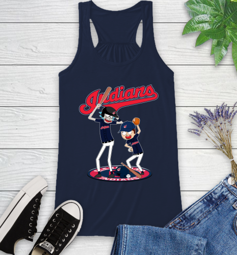 MLB Cleveland Indians Rick And Morty Baseball 48