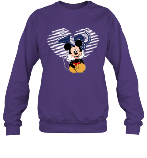 NFL Los Angeles Rams The Heart Mickey Mouse Disney Football T Shirt GmwFGFTZ47l sweatshirt 35 95 151514 front purple