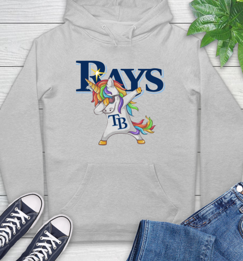 Tampa Bay Rays MLB Baseball Funny Unicorn Dabbing Sports Hoodie 6