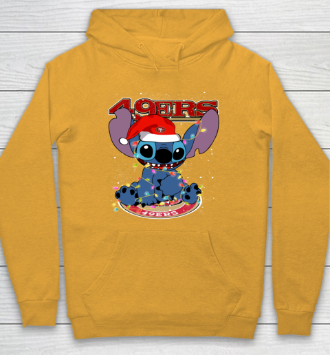 San Francisco 49ers NFL Football noel stitch Christmas Hoodie 2