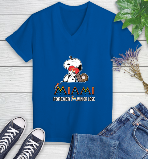 MLB The Peanuts Movie Snoopy Forever Win Or Lose Baseball Miami Marlins 86