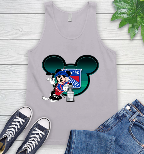 NHL New York Rangers Stanley Cup Mickey Mouse Disney Hockey T Shirt Tank Top 4